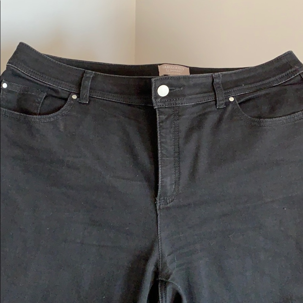 Chico’s slimming jeans.